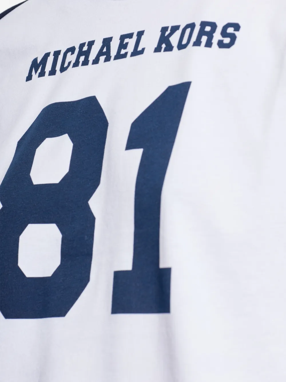 Michael Kors T-shirt met nummerprint Wit