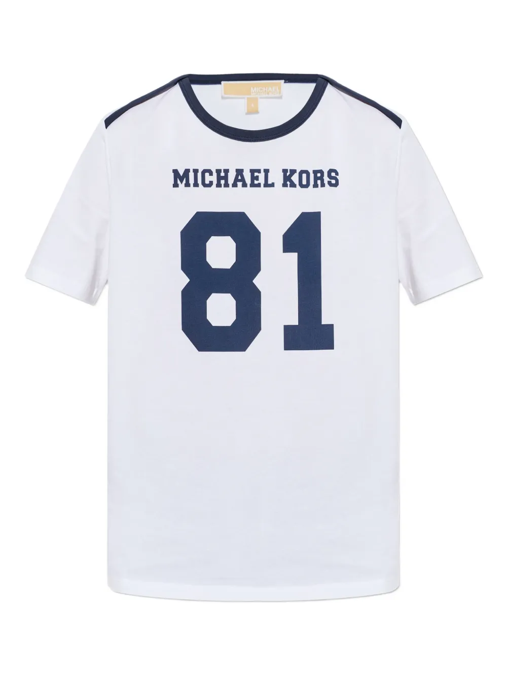 Michael Michael Kors number-graphic T-shirt - Bianco