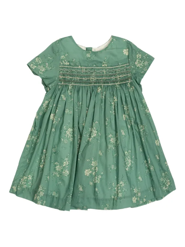 Bonpoint floral-print Smocked Dress | Green | FARFETCH Bonpoint floral-print Smocked Dress | Green | FARFETCH