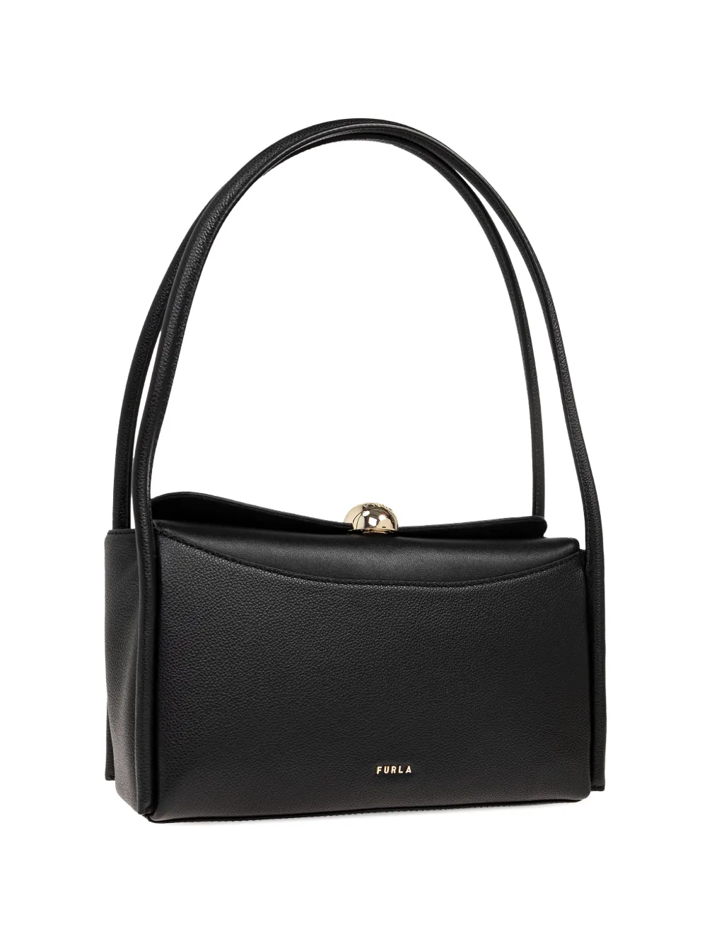 Furla medium Nicole leather tote bag - Nero