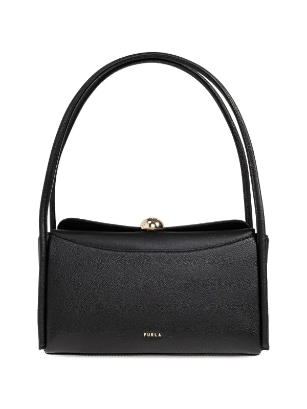 Furla Medium Nicole Leather Tote Bag | Black | FARFETCH RO