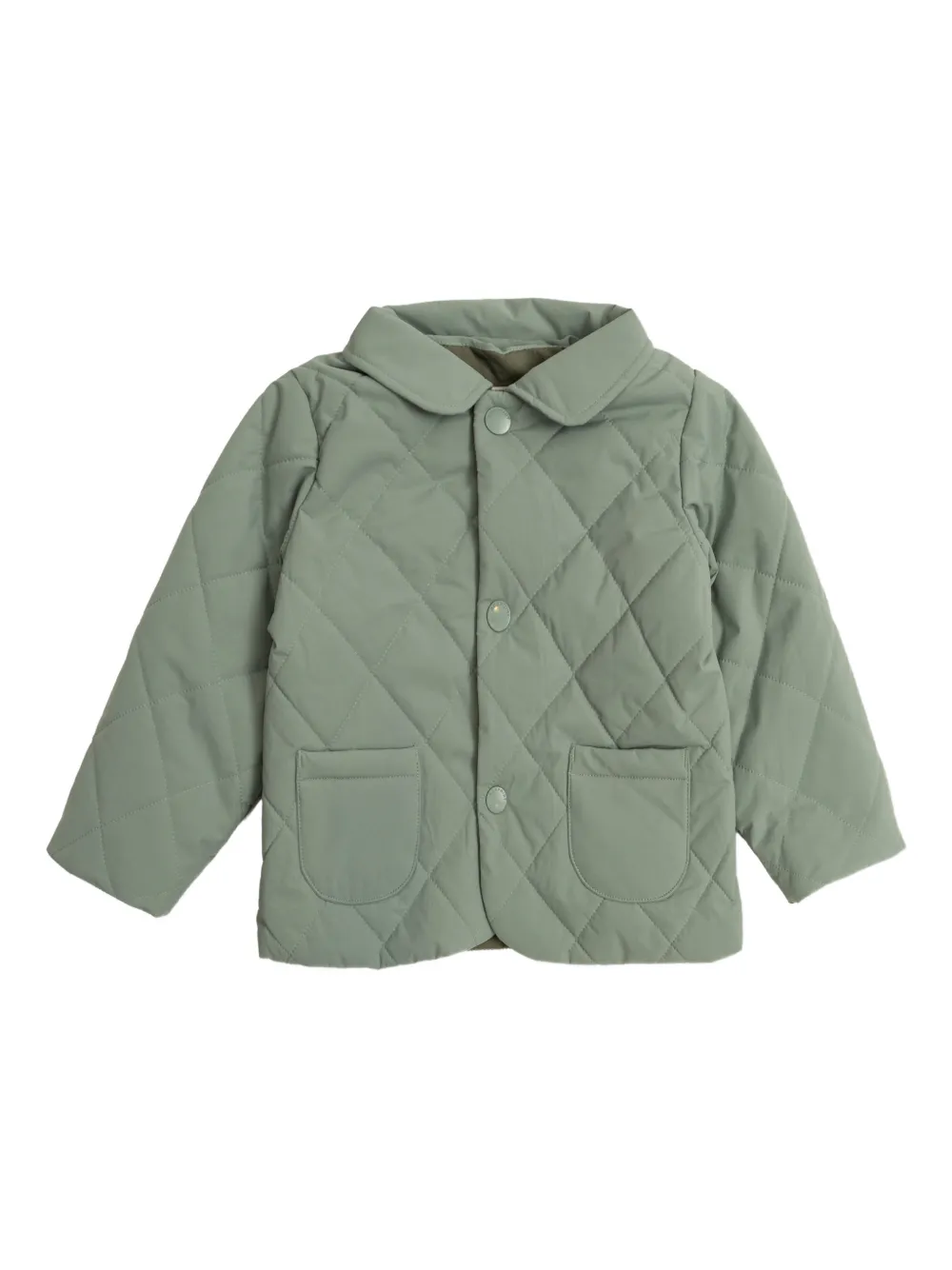 Bonpoint Joseph quilted button jacket - Verde