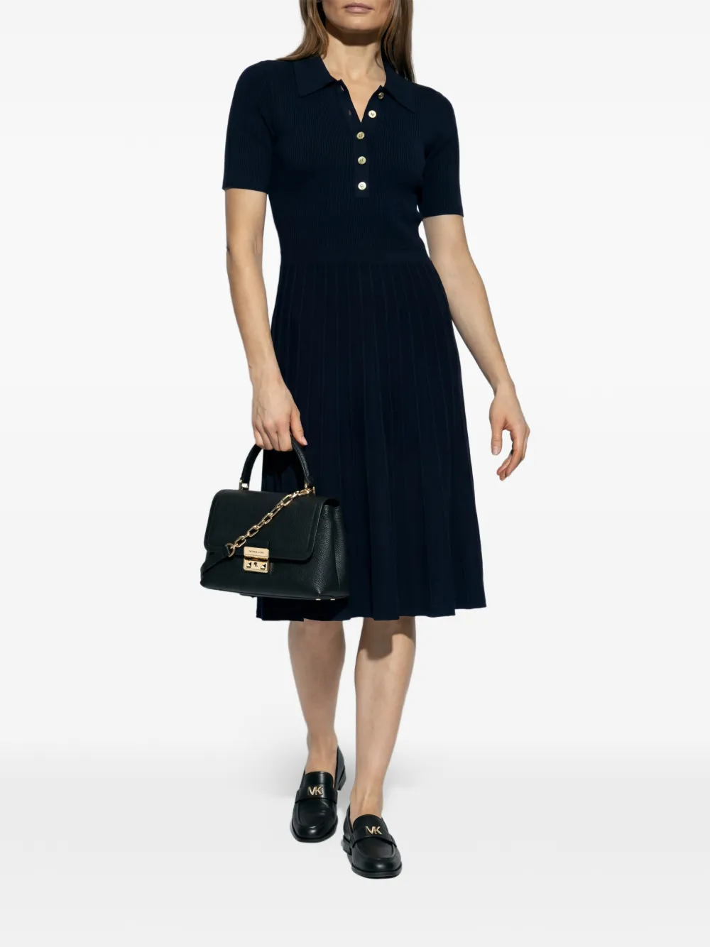 Michael Kors Midi-polojurk Blauw