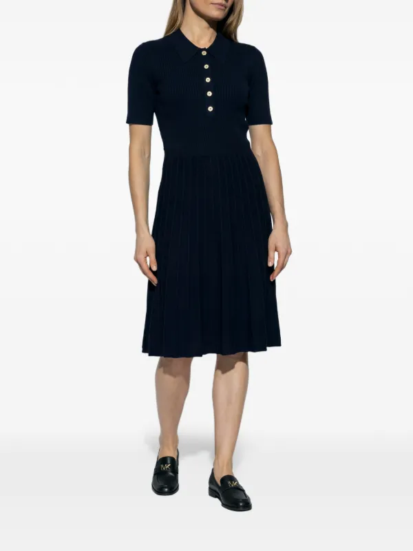 Michael Michael Kors Midi Polo Dress | Blue | FARFETCH GE