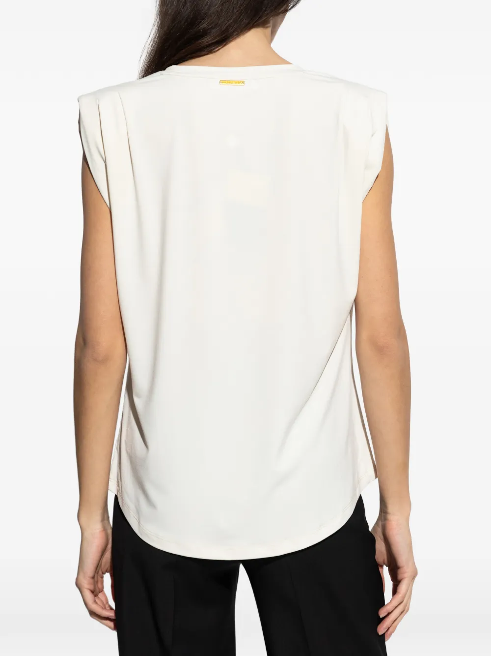 Crew Neck Sleeveless Top
