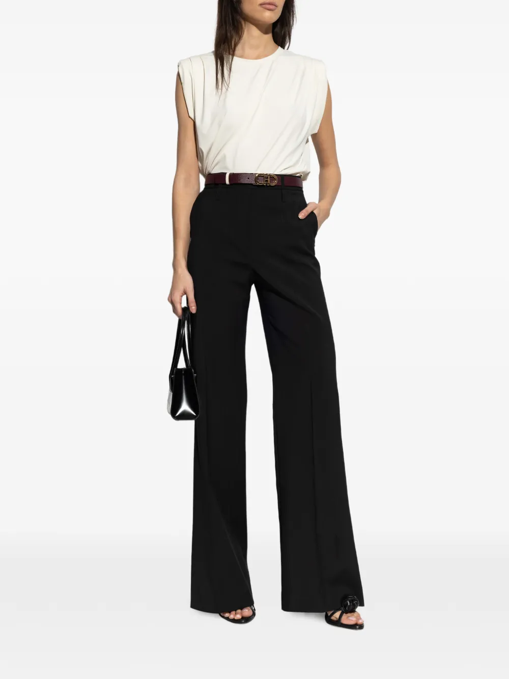Michael Kors Mouwloze top Beige