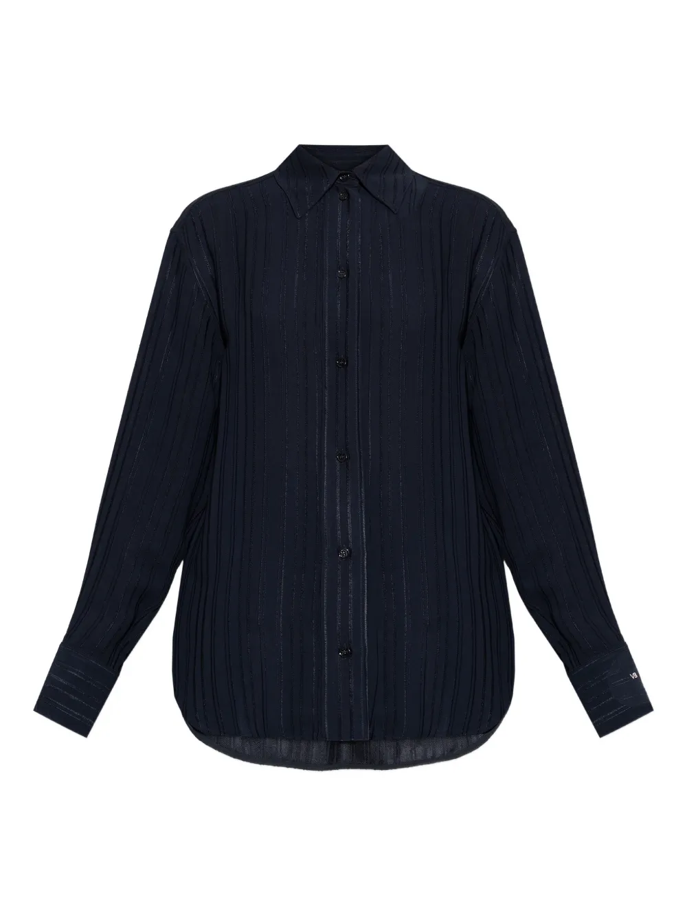 Victoria Beckham buttoned blue shirt