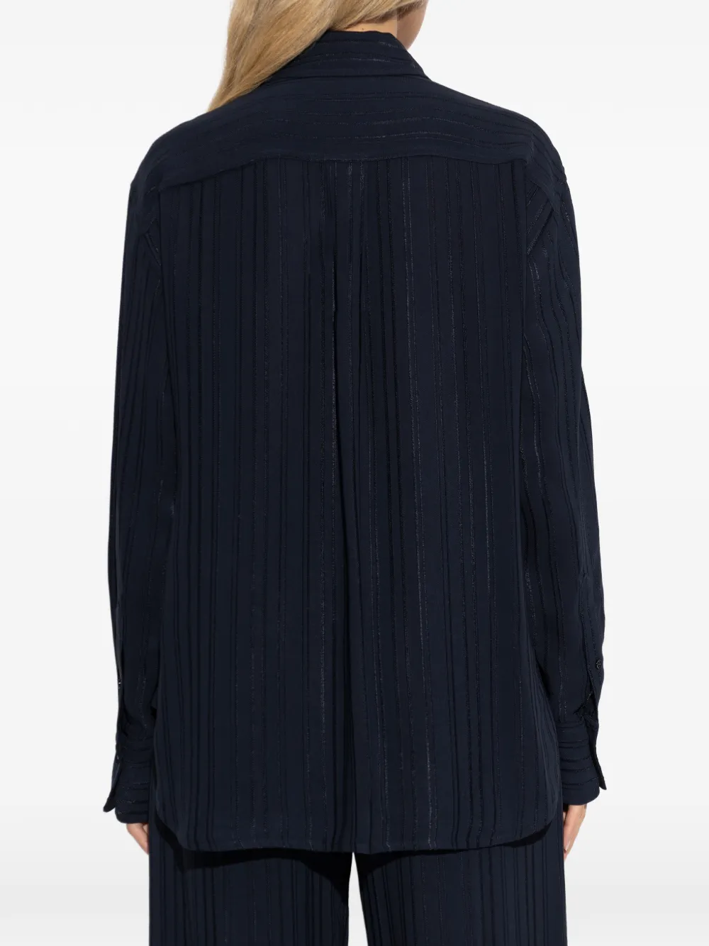 Victoria Beckham Blouse met knopen Blauw