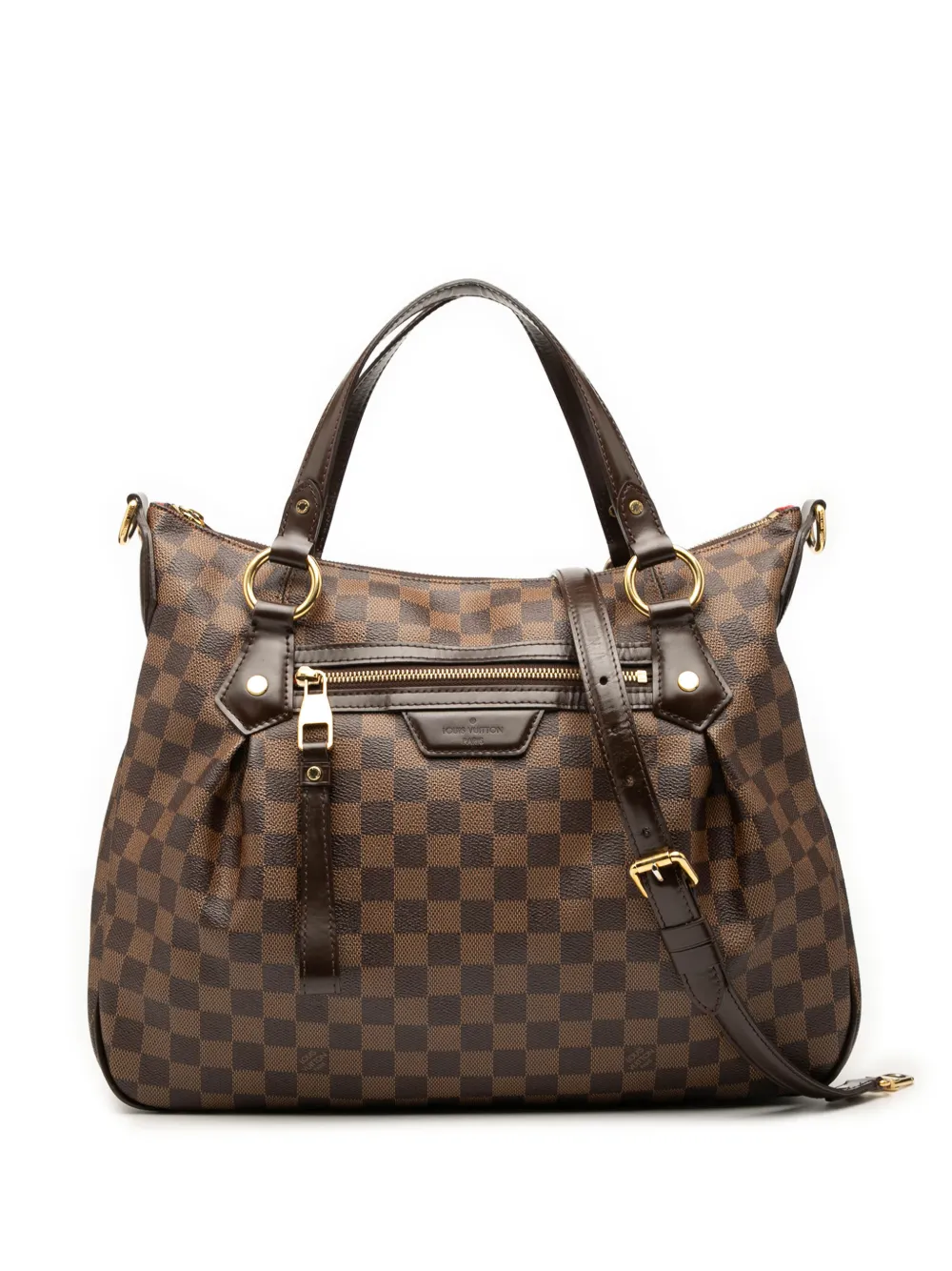 Louis Vuitton Pre-Owned 2011 Damier Ebene Evora MM satchel - Marrone