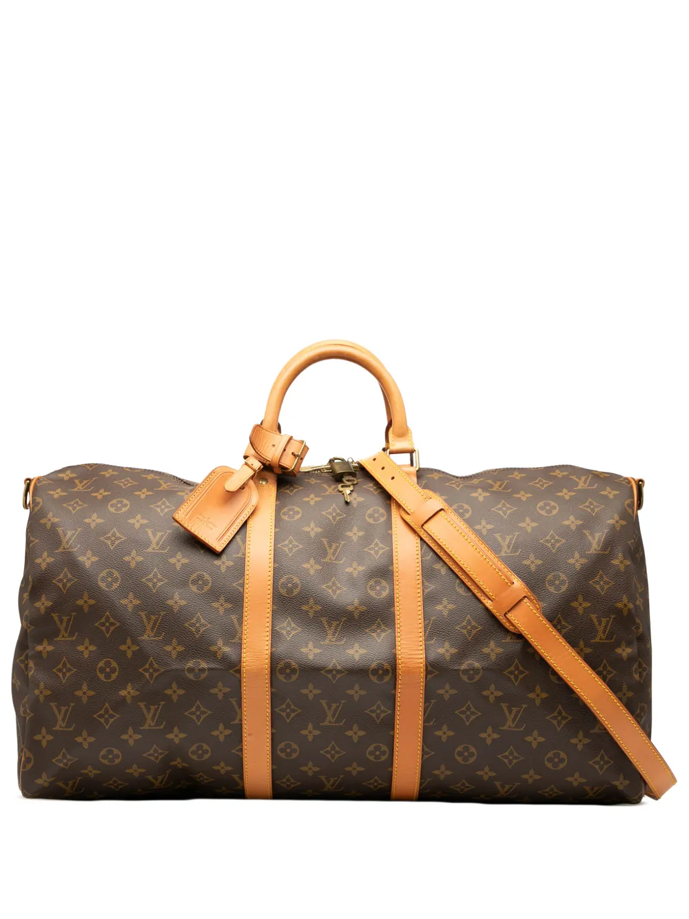 Louis Vuitton Pre-Owned 1993 Monogram Keepall Bandouliere 55 travel bag - Marrone