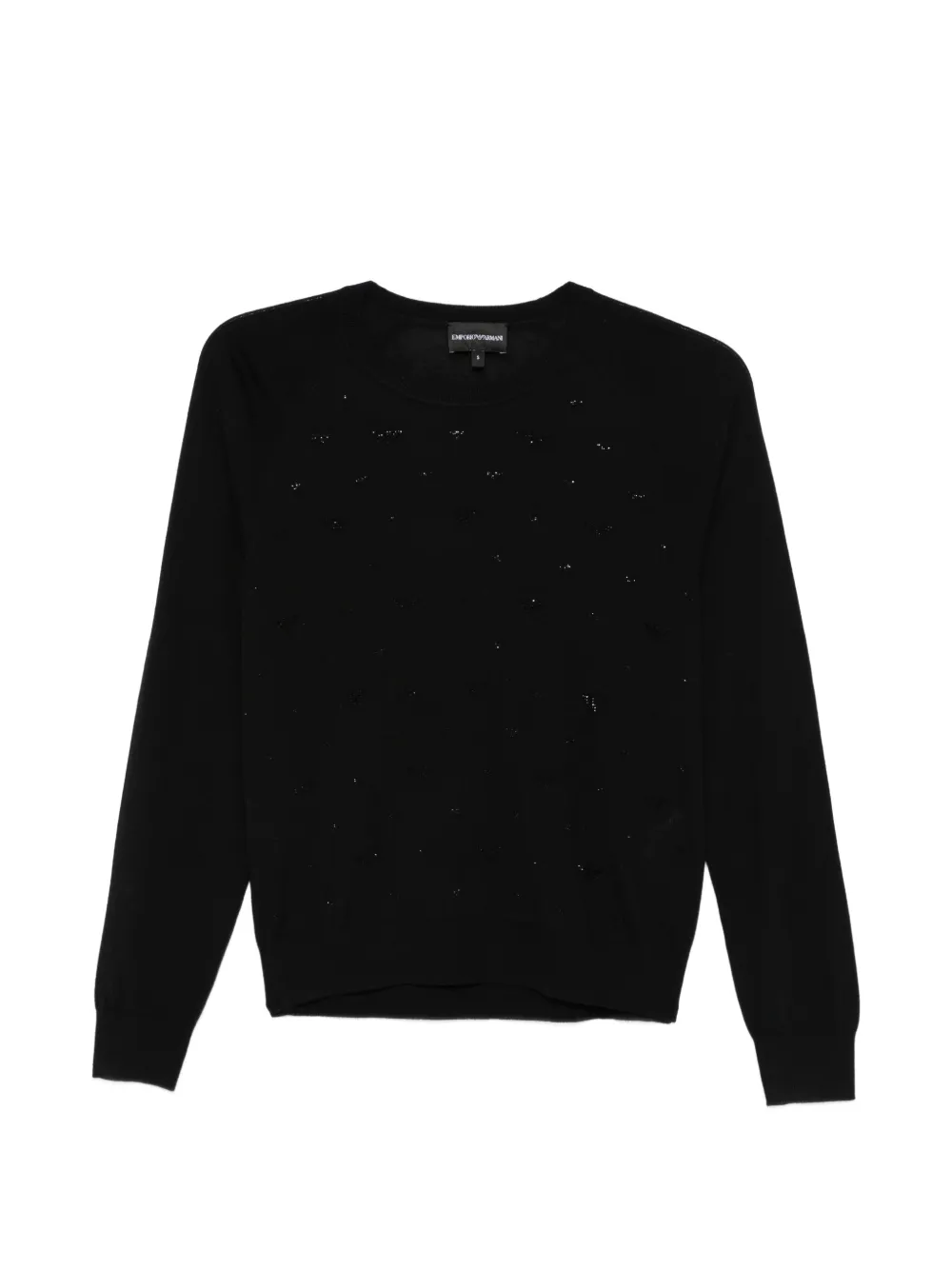 Emporio Armani Maglione con decorazione - Nero