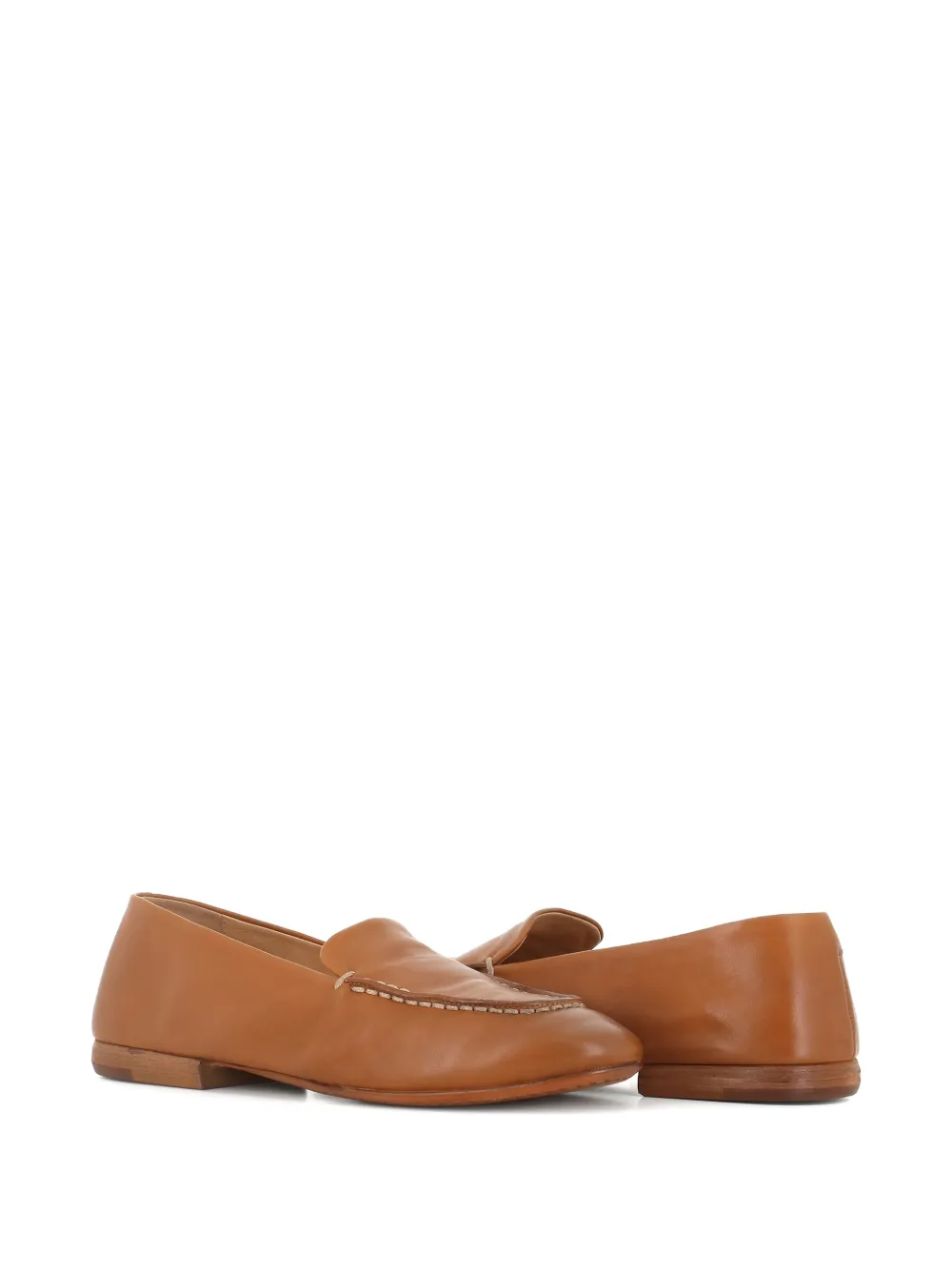 Marsèll topstitch detail loafers - Bruin