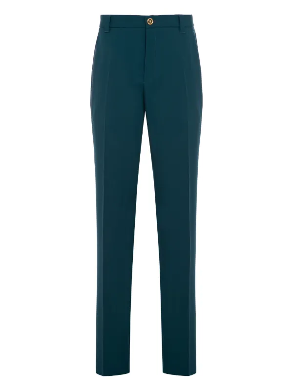 Versace Wool Jogger Pants in Blue