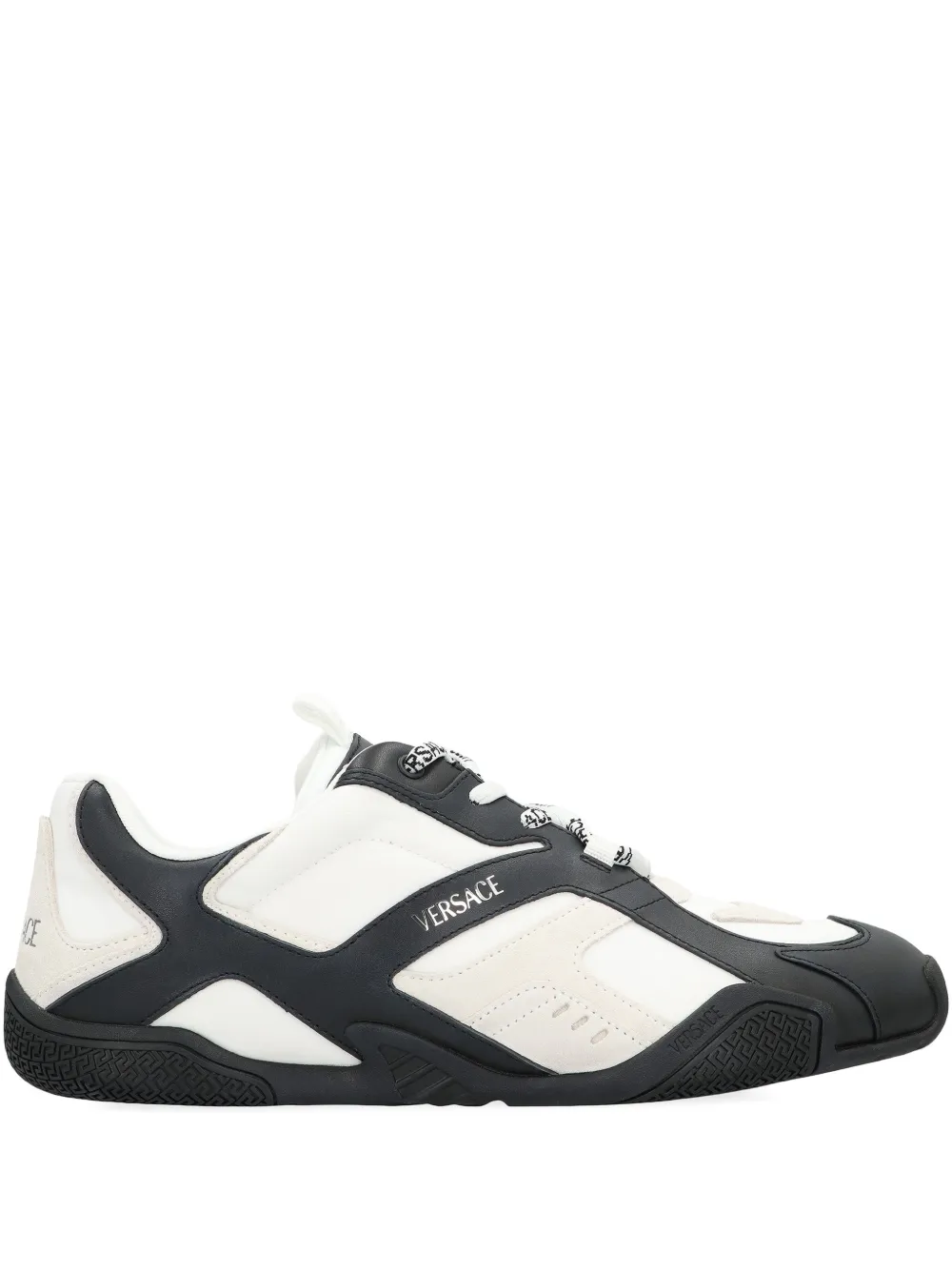 Versace Galaxia panelled-designer sneakers - White