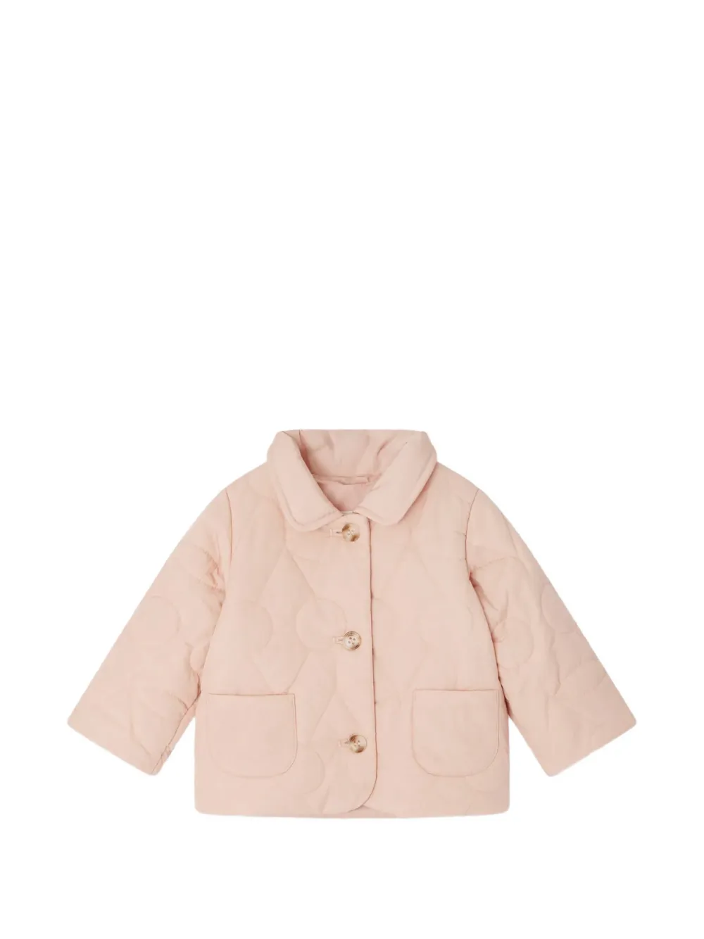 Bonpoint quilted button jacket - Rosa
