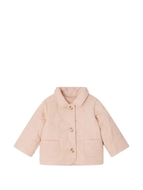 Bonpoint quilted button jacket