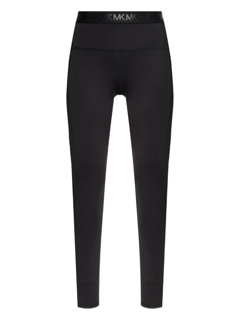 Michael Michael Kors logo-waistband leggings - Nero