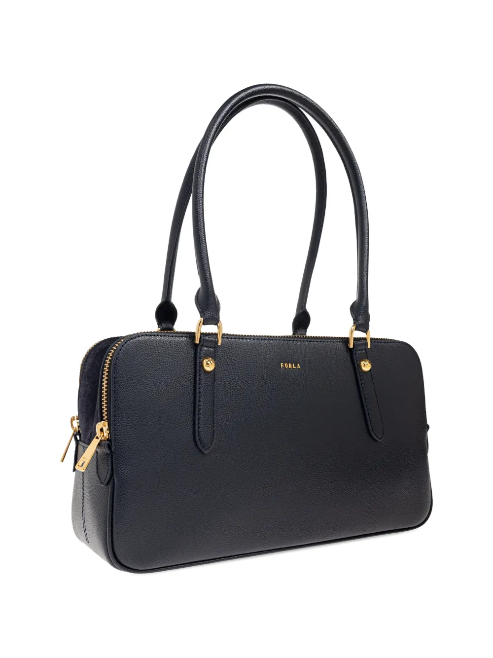 Furla Giulia M schoudertas met rits Blauw