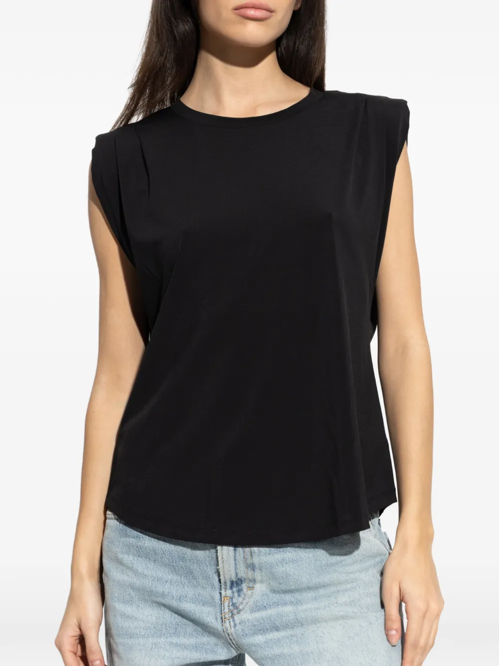 Michael Kors Mouwloze top Zwart