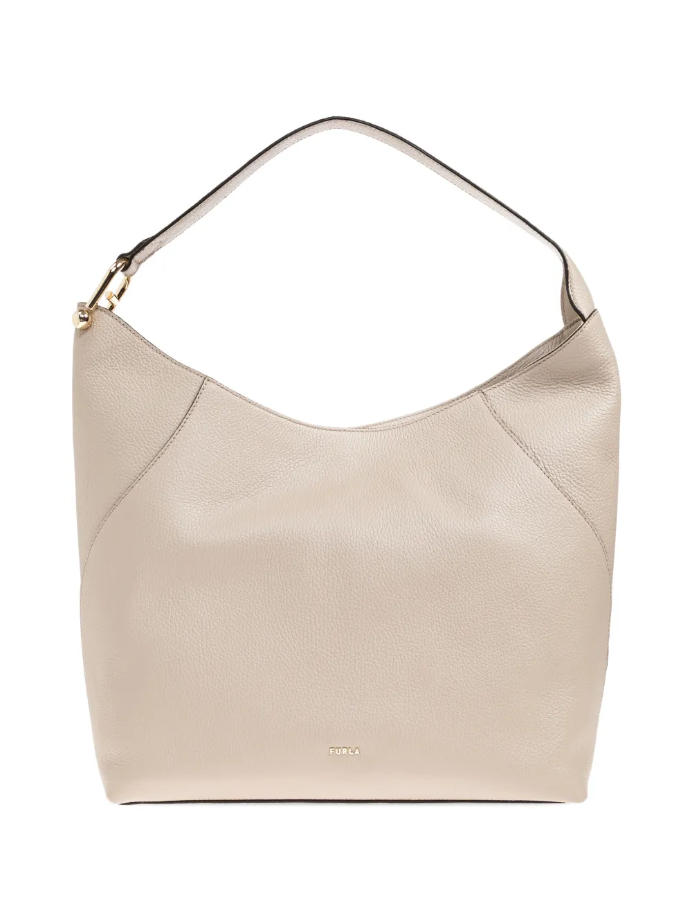 Furla Lara grained-leather shoulder bag - Toni neutri