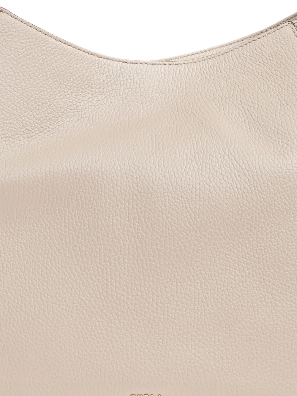 Furla Lara leren schoudertas Beige