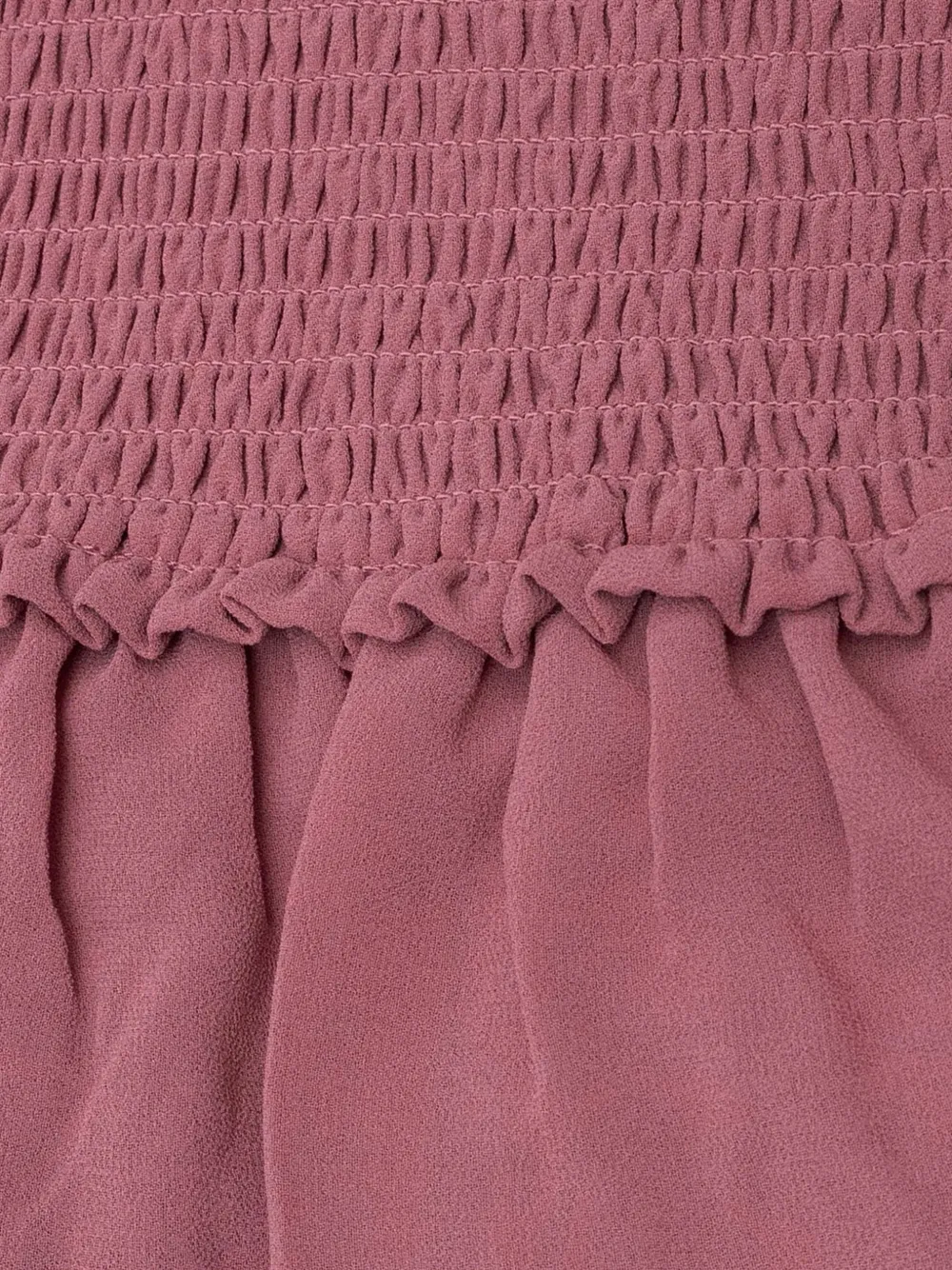 Michael Kors Gesmockte mini-jurk met ruches Roze