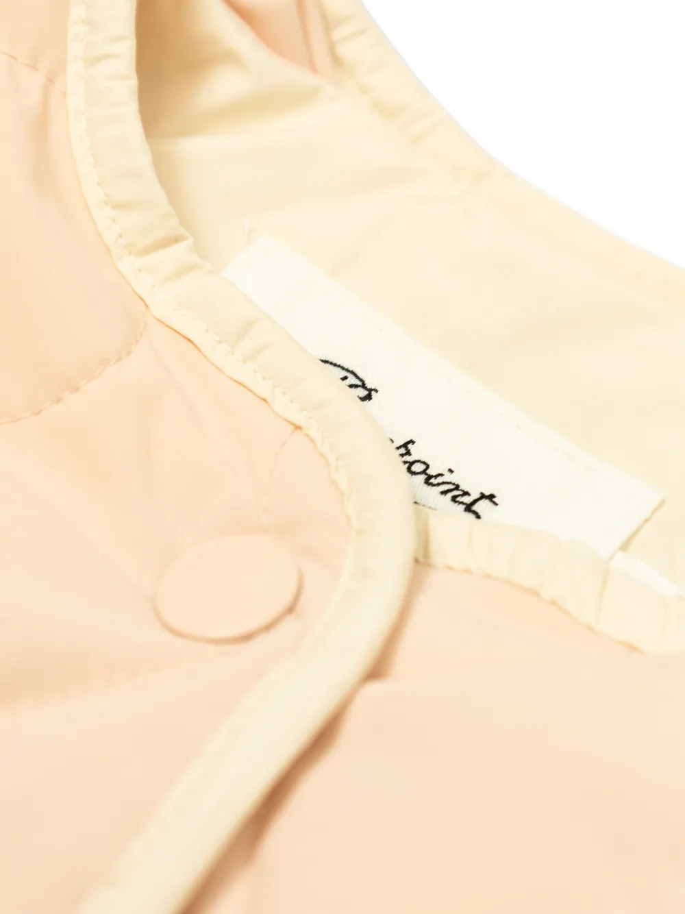  Bonpoint Embroidered Quilted Jacket - Neutrals 