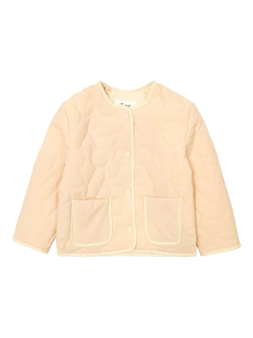Bonpoint embroidered quilted jacket - Toni neutri