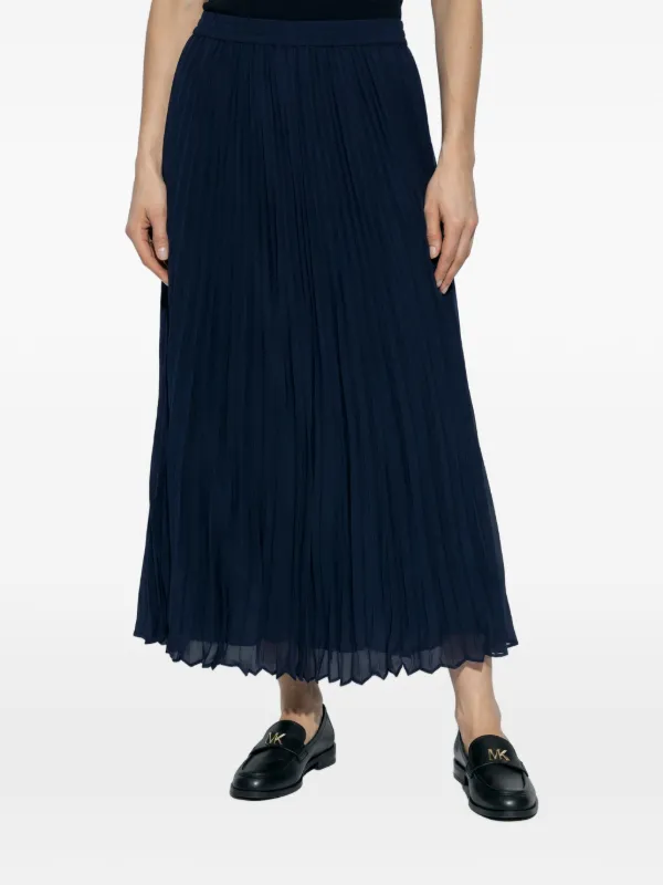 Michael Michael Kors Pleated Skirt | Blue | FARFETCH CA