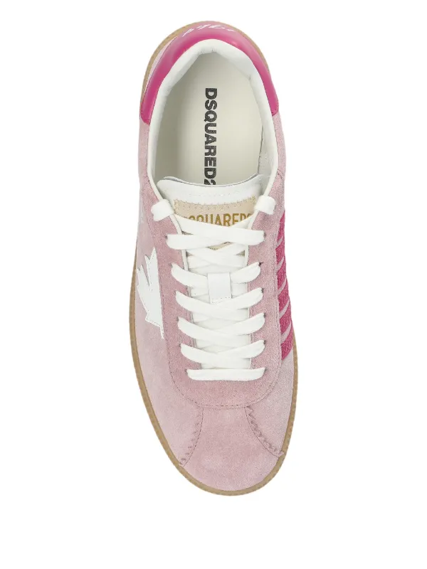 DSQUARED2 maple-leaf lace-up Sneakers | Pink | FARFETCH GE