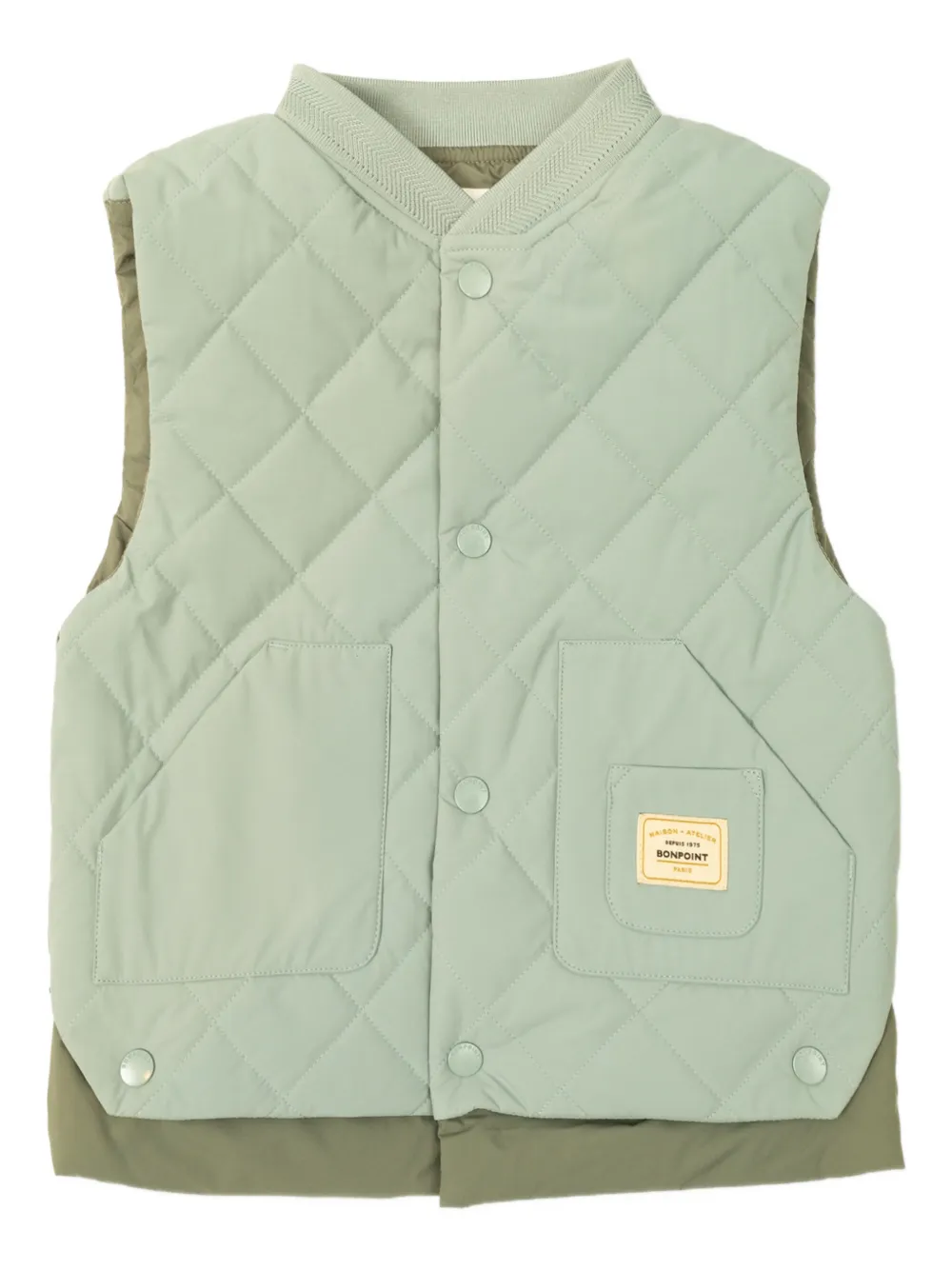 Bonpoint Leo quilted jacket - Verde