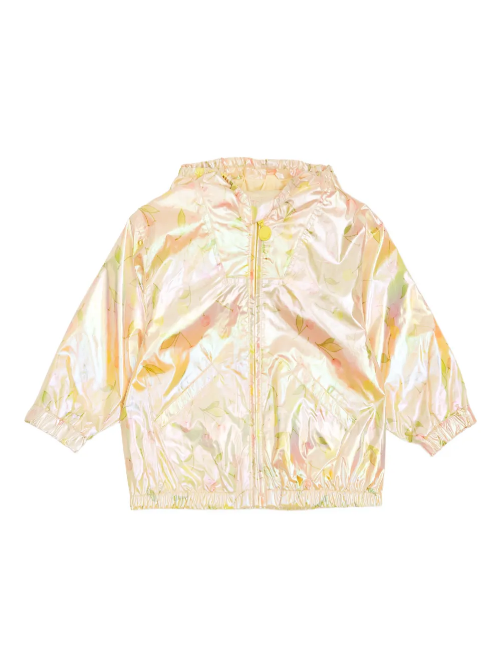 Bonpoint Alana floral hooded jacket - Toni neutri