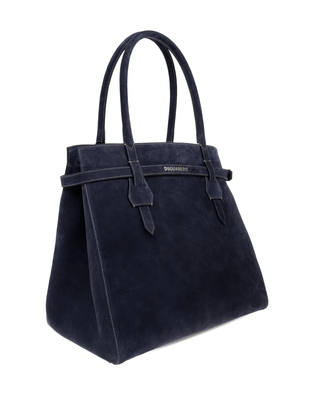 Twin Suede Tote Bag