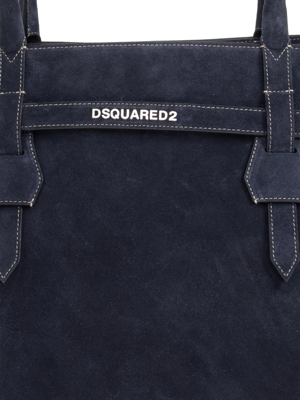 Twin Suede Tote Bag