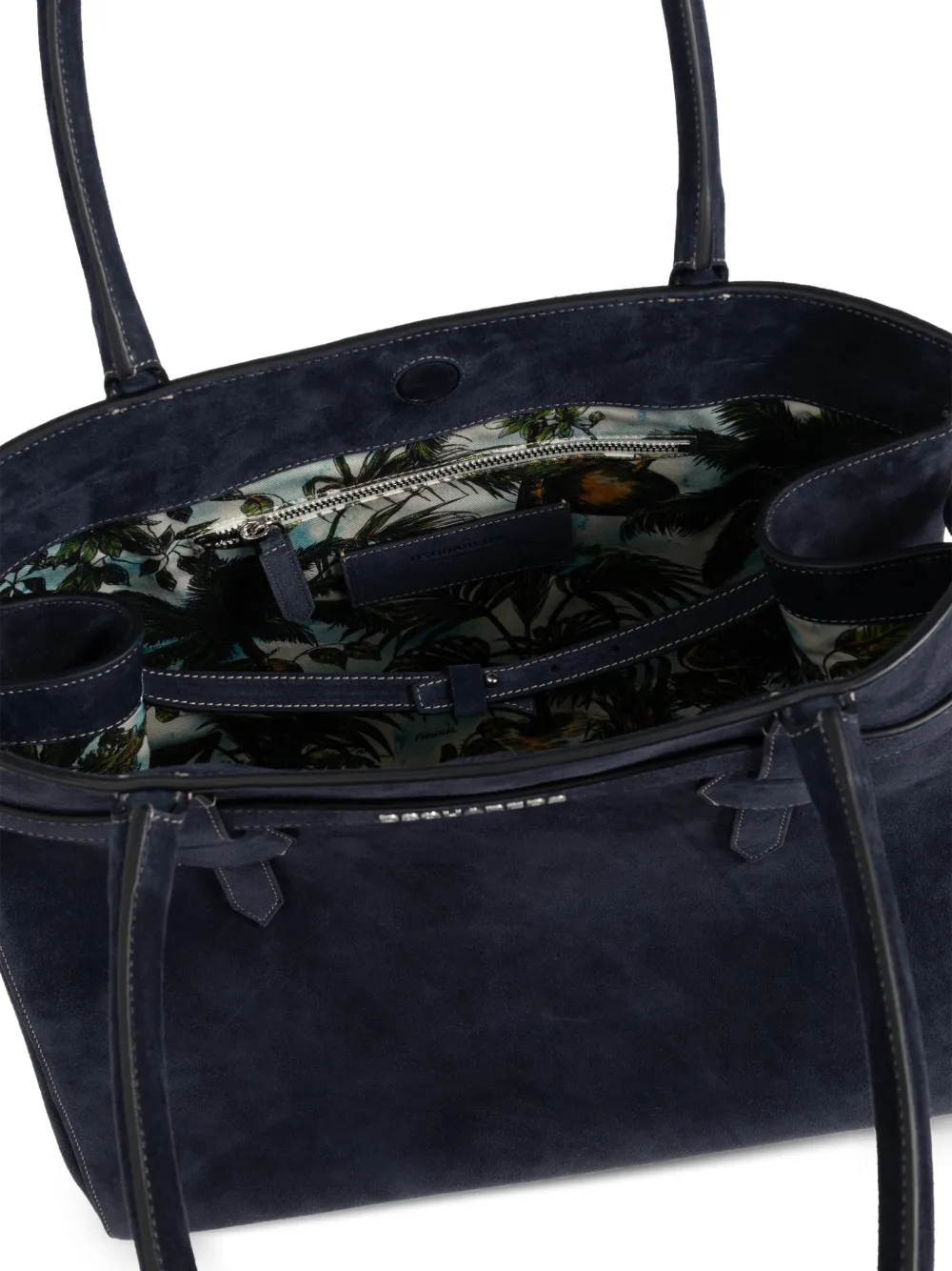Twin Suede Tote Bag