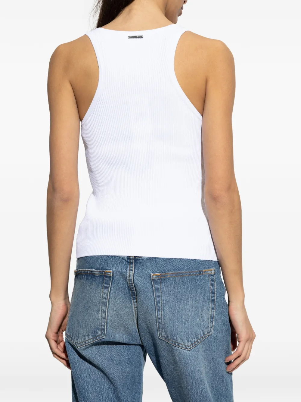 Michael Kors Geribbelde tanktop Wit