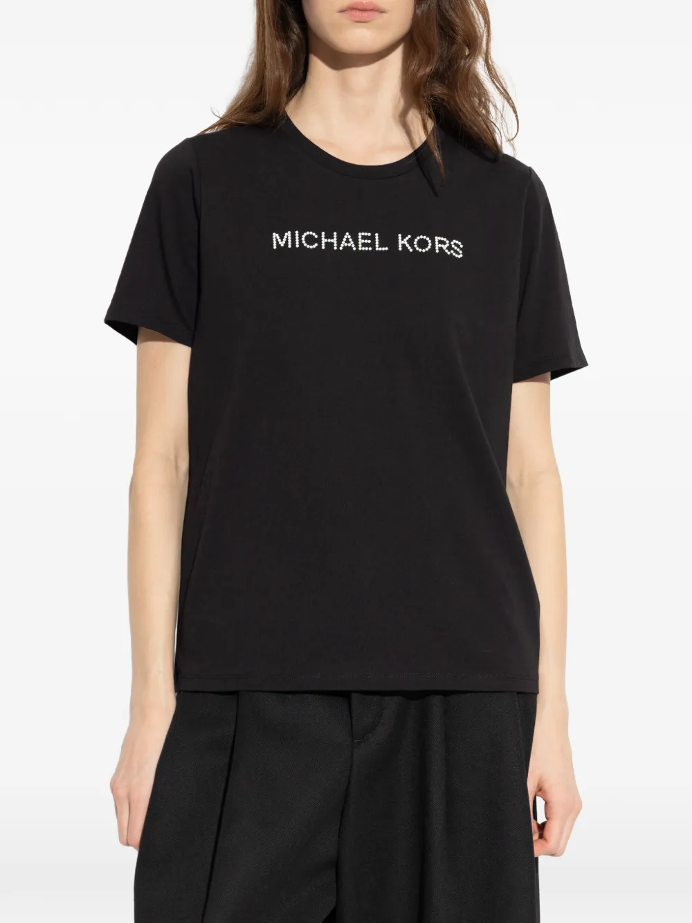 Beaded-Logo T-Shirt