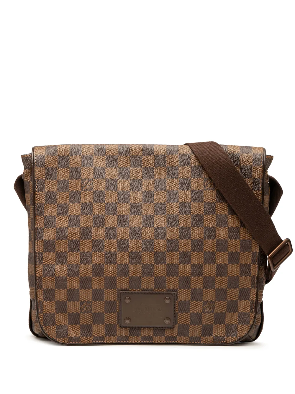 Louis Vuitton Pre-Owned 2011 Damier Ebene Brooklyn MM crossbody bag - Marrone