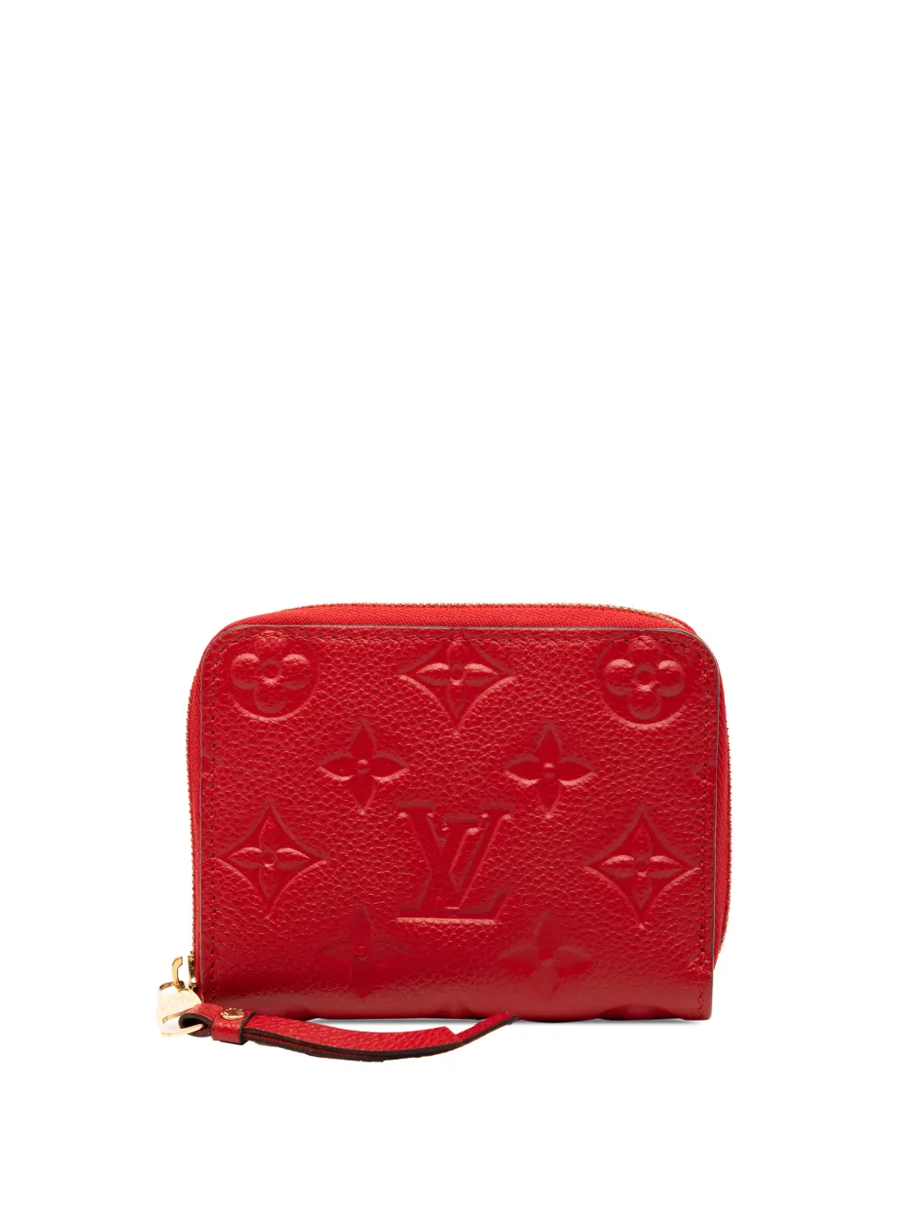 Louis Vuitton Pre-Owned 2015 Monogram Empreinte Zippy Coin Purse small wallets | Red | Image 1