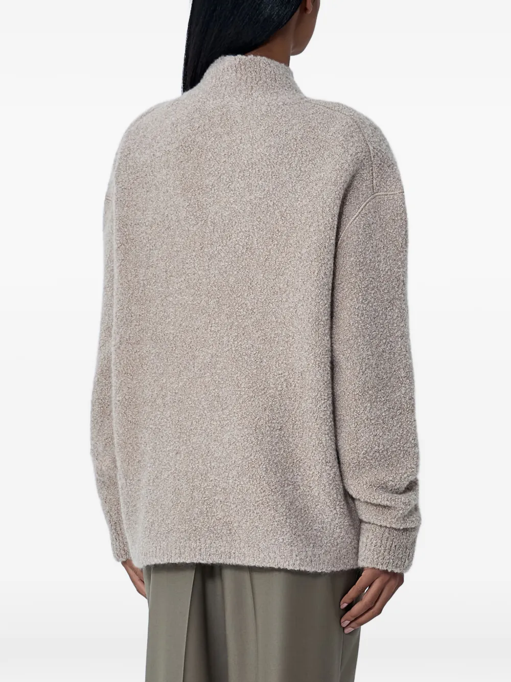  The Row Lethara Half-zip Sweater - Neutrals 