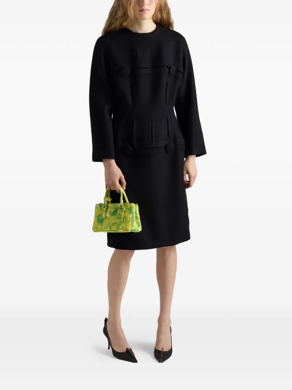 Prada mini Galleria tote bag - Geel