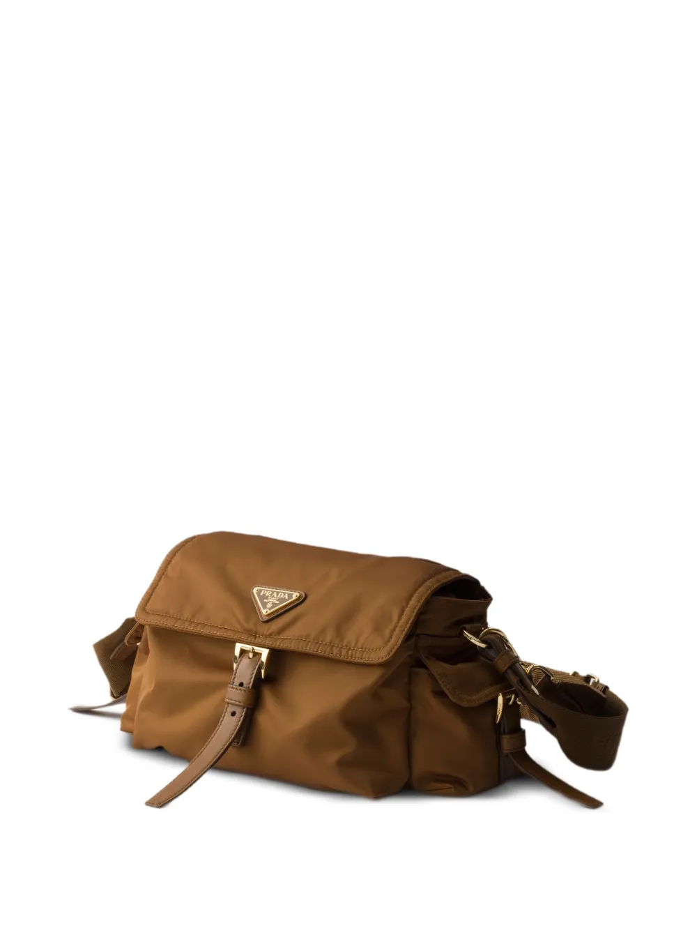 Prada Explore Re-Nylon grote schoudertas Bruin