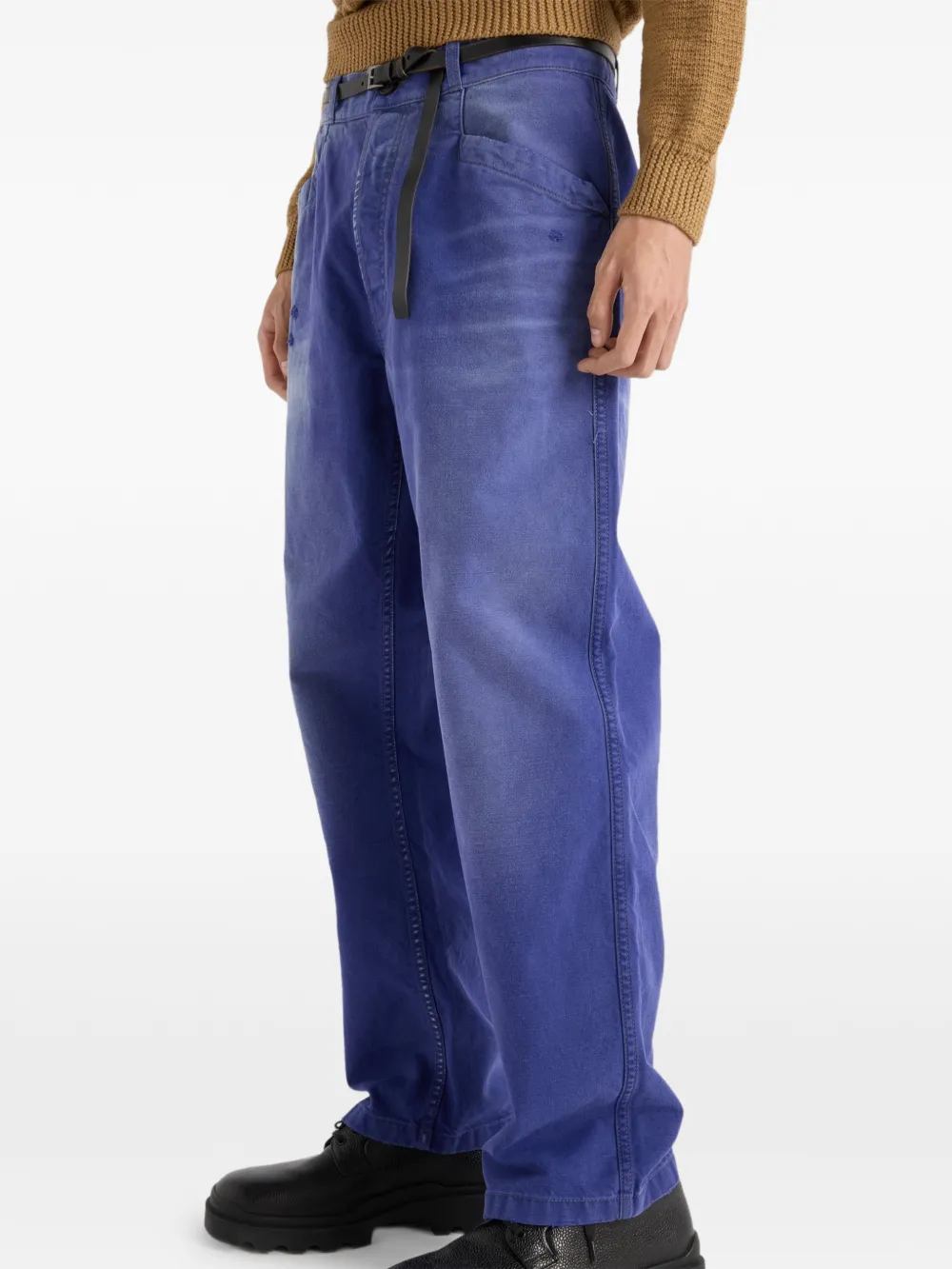 Prada Twill broek Blauw