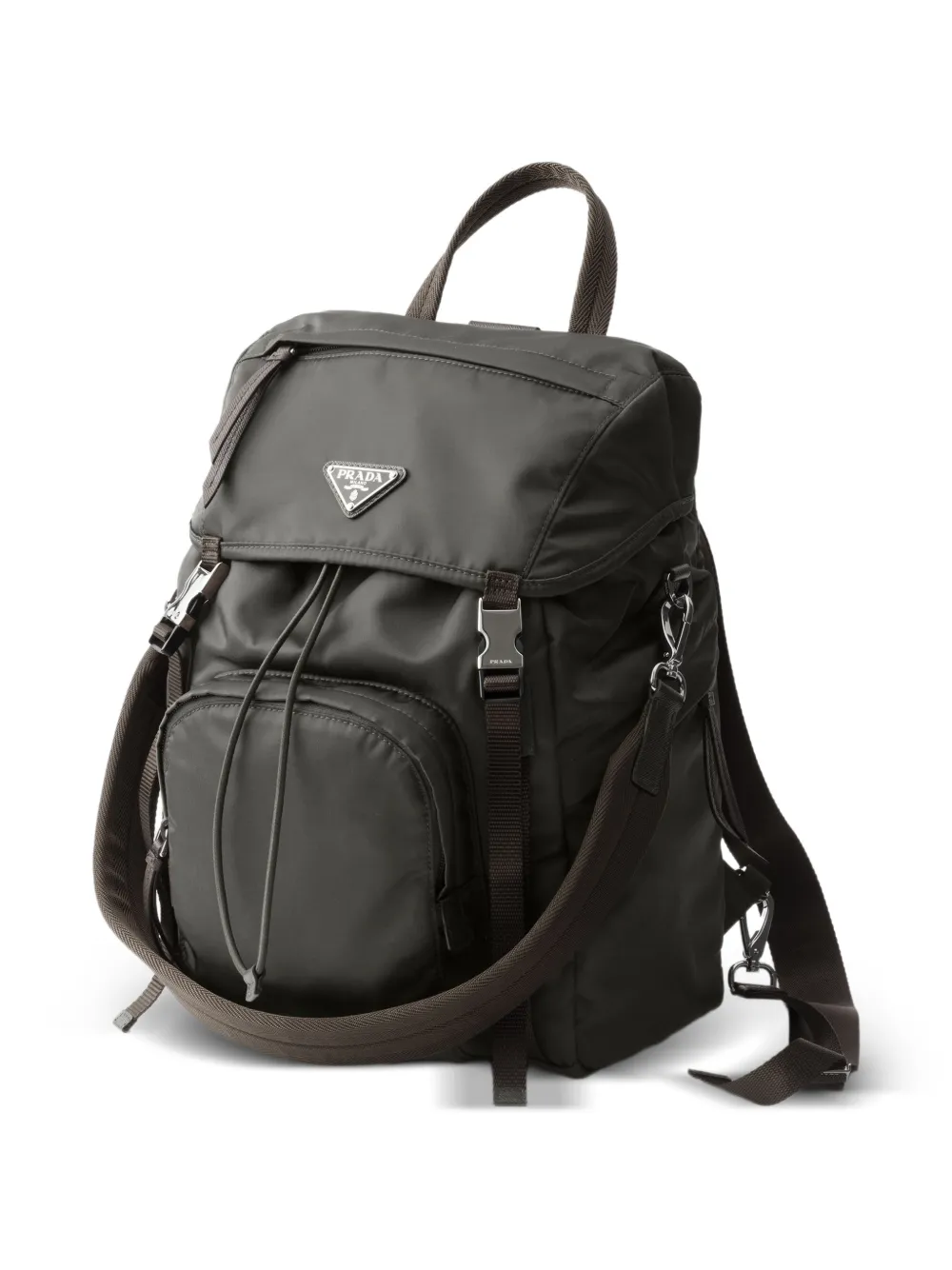  Prada Mochila Re-nylon - Gris 