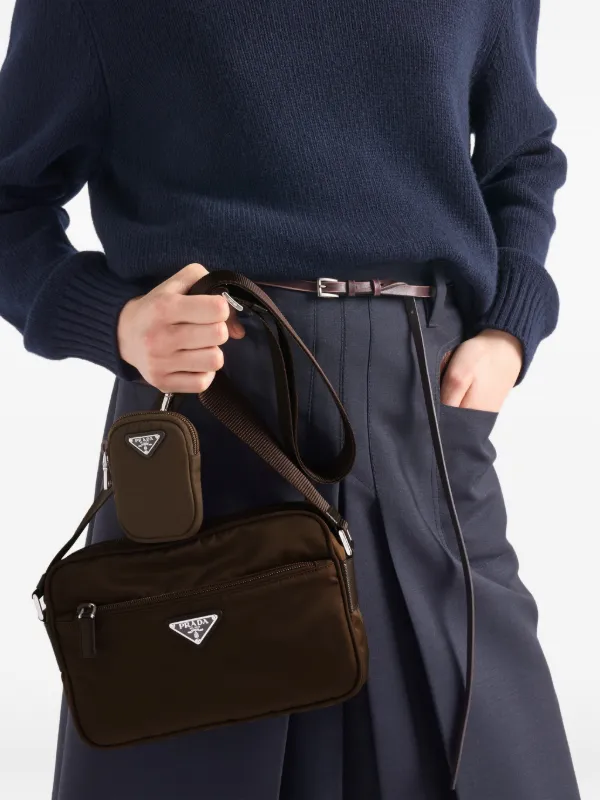 Prada Re-Nylon ショルダーバッグ | ブラウン | FARFETCH JP
