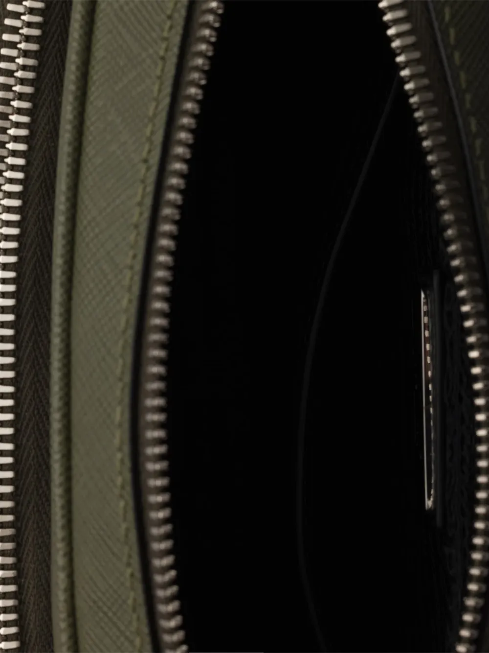 Prada Leren schoudertas Groen