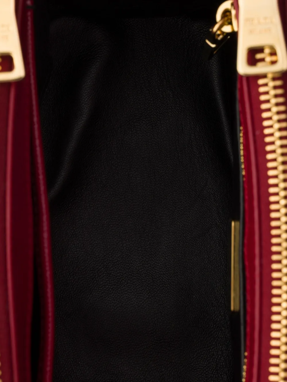Prada Galleria Saffiano lakleren mini-tas Rood