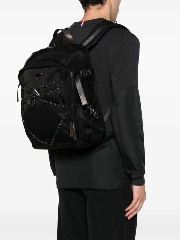 Prada Speedrock Re-Nylon Backpack | Black | FARFETCH