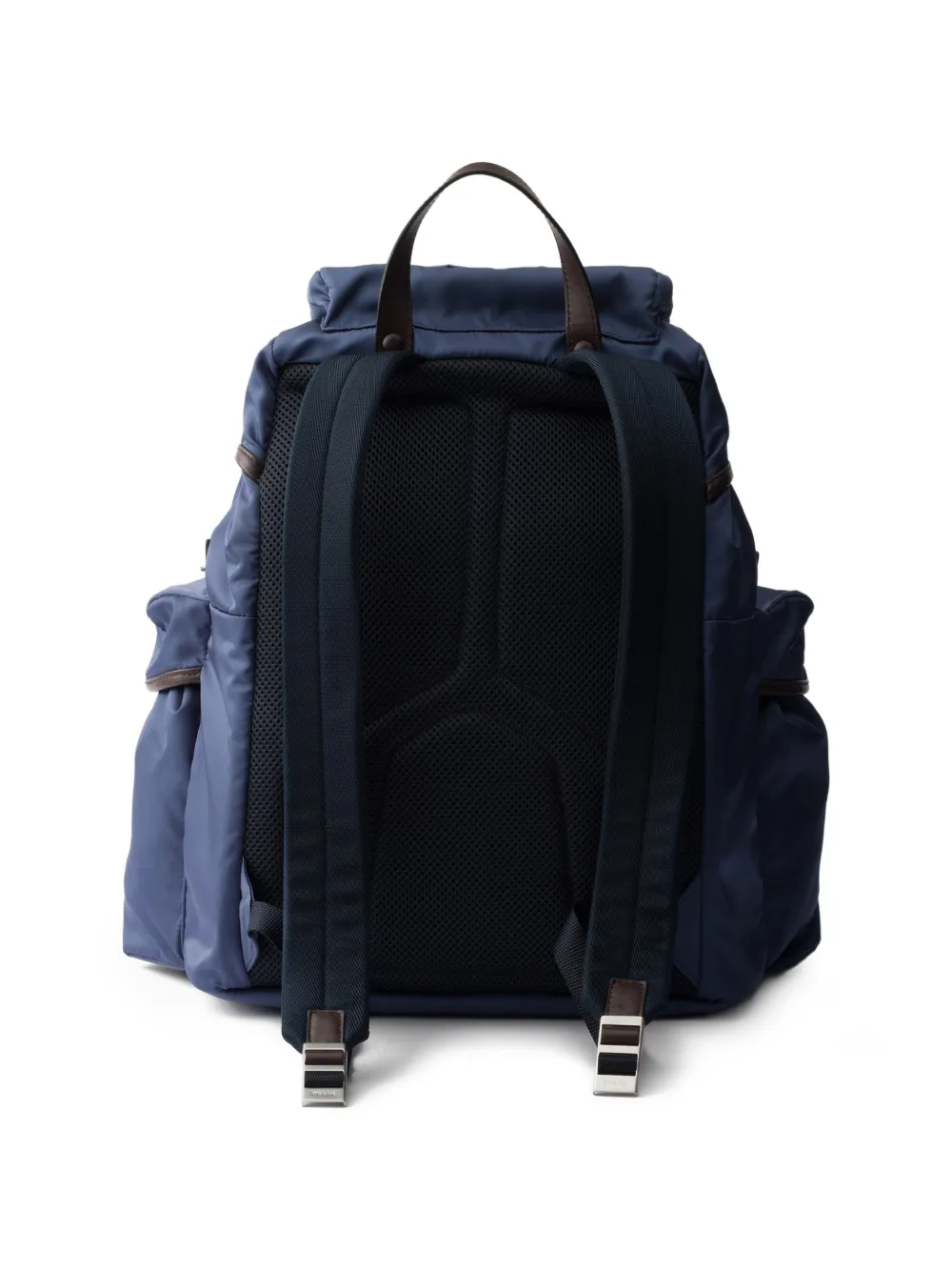  Prada Re-nylon Buckled Backpack - Blue 