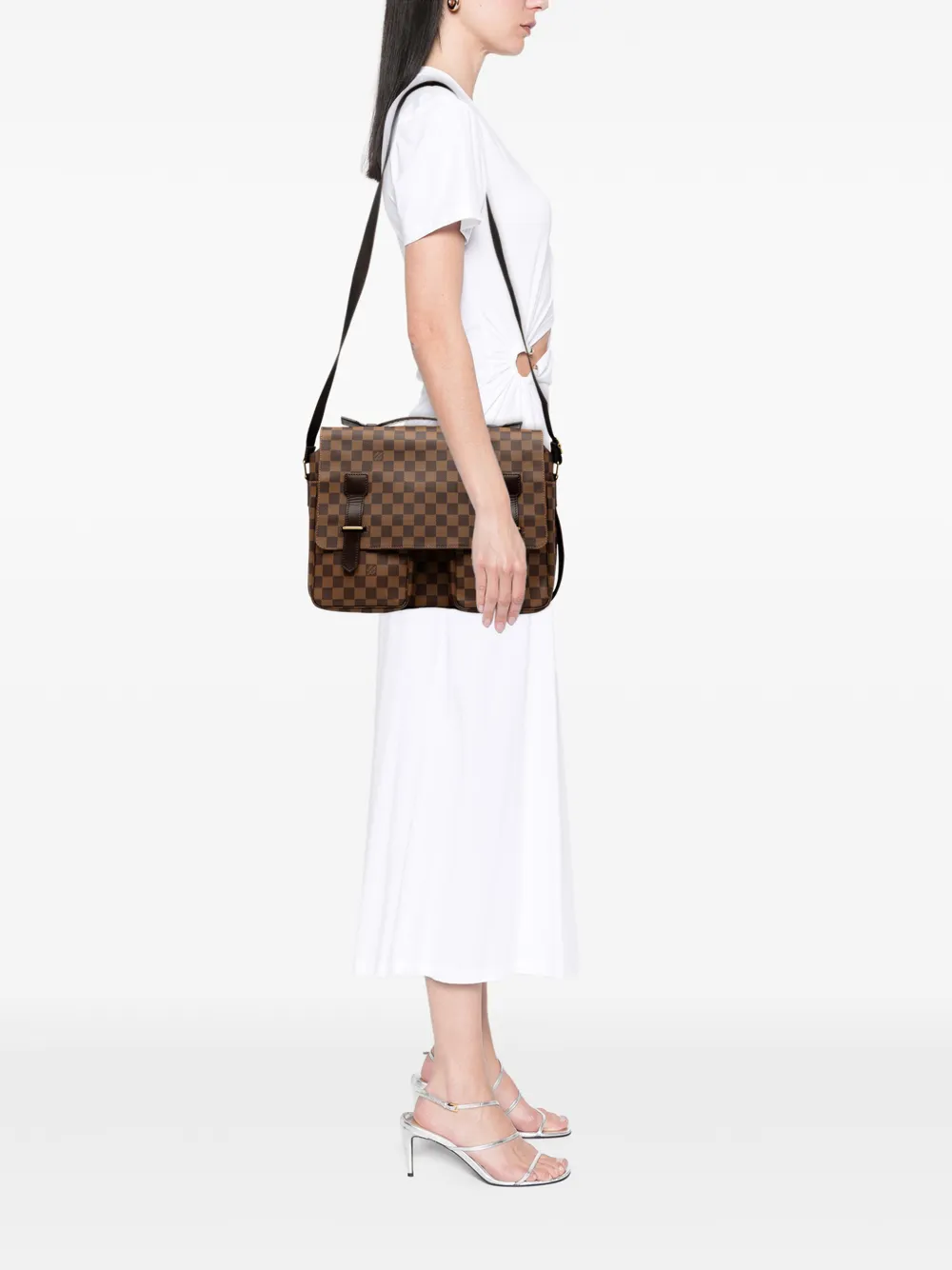 Louis Vuitton Pre-Owned 2000 Damier Ebene Broadway satchel | Pre-owned | Image 2